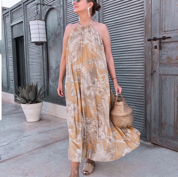 Zara Dresses Zara Flowy Print Dress 336 Poshmark